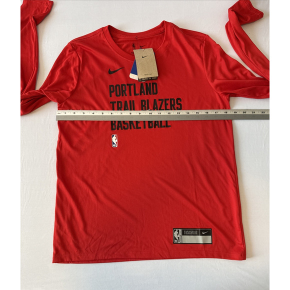 Nike Portland Trail Blazers Basketball Dri Fit Women’s S Long Sleeve Shirt NBA - Picture 9 of 11